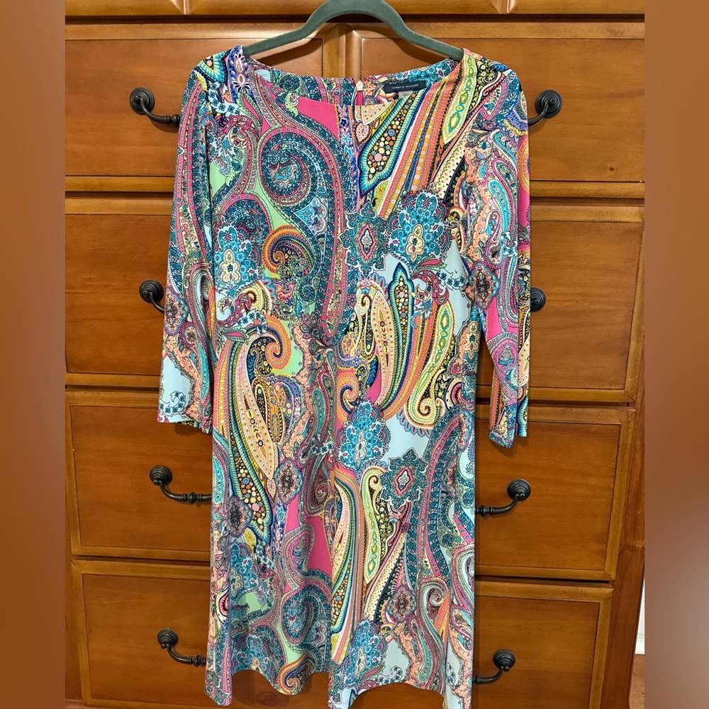 Tommy Hilfiger Colorful Paisley Midi Dress